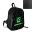 Рюкзак городской/школьный 38×28см с принтом Minecraft Крипер детский, подростковый, спортивный (4159) - миниатюра 1