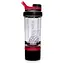 Шейкер спортивний з контейнером Casno 600 мл KXN-1199 з вінчиком Сірий/Червоний (KXN-1199_Grey/Red) - мініатюра 1