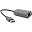 Контролер USB 3.0 to Ethernet VEGGIEG V-K306 Мережевий адаптер 100 / 1000Mbps з проводом, RTL-8152B, Aluminum, Blister-Box - мініатюра 2