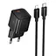 МЗП Hoco N66 Ingenious PD35W (1USB-C) + кабель Type-C to Lightning Black - мініатюра 1