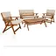 Комплект садових меблів Di Volio Lusiano складаний бежевий - мініатюра 5