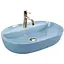 Умивальник Rea Aura 61 blue shiny накладний REA-U6618, Синий - мініатюра 1