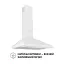 Вытяжка купольная Perfelli K 6402 WH 850 LED - миниатюра 2