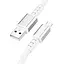 Кабель Hoco X85 Micro USB Strength зарядный кабель для передачи данных 1 м белый - миниатюра 1