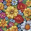 Алмазна мозаїка "Квіткова колекція" BH029 неповна викладка 25х25 см - мініатюра 1