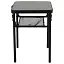 Стол Bo-Camp Northgate Black Grey 60x45 см (1404182) - миниатюра 2