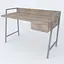 Письмовий стіл Ferrum-decor 750x1000x600 Сірий метал ДСП Дуб Сонома Трюфель 32 мм (FRD-103433) - мініатюра 2
