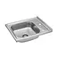 Кухонная мойка накладная Kroner KRP Satin – 6050 (0.6 мм) CV031911, Нержавеющая сталь - миниатюра 3