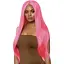 Перука Leg Avenue 33 Long straight center part wig Neon Pink - мініатюра 1