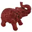 Ялинкова іграшка MIS LT Слон 10,5х6х9,5 см червоний - мініатюра 1