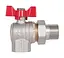 Кран шаровой Thermo Alliance "Американка" Standart 3/4" ВН угловой, PN40, бабочка SD222W20 - миниатюра 3