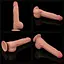 Фаллоимитатор LoveToy Sliding-Skin Dual Layer Dong 29 см телесный - миниатюра 19