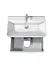 Тумба Мойдодир Unik 80-A Білий з умивальником Vivace 80 Білий - мініатюра 5