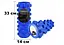 Массажный ролик EasyFit Grid Roller PRO 33 см Синий (EF-2015-BL) - миниатюра 3