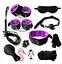 БДСМ набор из 10 предметов (3) Фиолетовый K0041-3 - миниатюра 1