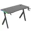 Геймерский компьютерный стол GT Racer T-1224 (120x60x73) Black - миниатюра 1