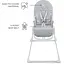 Стільчик для годування Kinderkraft Binci Light Grey (KHBINC00LGR0000) - мініатюра 3