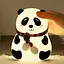 Детский силиконовый ночник Panda Silicone Lamp LJC-142-A аккумуляторный светильник игрушка для сна - миниатюра 8