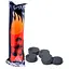Вугілля FLASH CHARCOAL для кальяну кокосове №C-2 таблетка 30мм 10 шт (10528) - мініатюра 2