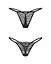 Комплект стрінгів Obsessive Clara L/XL 2 шт (чорний) - мініатюра 17