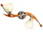 Люстра потолочная Brille в спальню E14 (7002-61-42C/2) - миниатюра 1