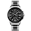Чоловічий годинник Skmei 9126 з хронографом Черний - мініатюра 3