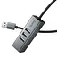 Перехідник HUB Hoco HB1D USB to USB2.0*3+RJ45 Metal gray - мініатюра 5
