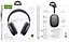 Бездротові накладні навушники Hoco W65, BT5.4, AUX, 400mAh, 45h, deep space gray - мініатюра 3