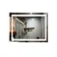 Дзеркало Qtap Cardinal 1200x800 з LED-підсвічуванням Touch, з антизапотіванням, з димером температури кольору (3000-6500K) QT0478C12080 - мініатюра 1