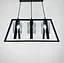 Люстра у стилі лофт у трикутній формі корпусу чорного кольору Line.F 11806/3 BK - мініатюра 1