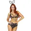Еротичний костюм Leg Avenue Roleplay Bedroom Bunny Black One size - мініатюра 1