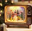Новогодний музыкальный ночник XMAS WDL-24034B «Ретро телевизор» - миниатюра 3