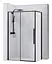 Душевая кабина Rea Solar 90x120 black REA-K6311, Черный матовый, Универсальная, прозрачная - миниатюра 1
