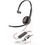 Гарнитура Poly компьютерная моно On-ear Blackwire 3210 USB-A USB-C однонаправленная черная - миниатюра 1