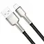 Кабель Baseus Cafule Series Metal Data Cable USB to Lightning 2.4A 1 м Чорний - мініатюра 2