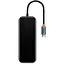 USB-Hub Baseus AcmeJoy 4-Port Type-C HUB Adapter（Type-C to USB3.0*3+Type-C PD&Data *1）Dark Gray - мініатюра 1