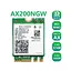 Мережева карта Intel Wi-Fi 6 AX200 NGW модуль дводіапазонний адаптер Bluetooth для ПД / Ноутбука (19126) - мініатюра 2