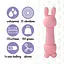 Мини-вибратор FeelzToys Mister Bunny 13.5 см розовый - миниатюра 6
