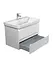 Тумба Мойдодир Unik 80-A Білий з умивальником Vivace 80 Білий - мініатюра 3