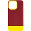 Чохол Epik TPU+PC Bichromatic для Apple iPhone 13 Pro Max 6.7 Brown burgundy/Yellow - мініатюра 1