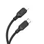 Дата кабель Hoco X90 Cool silicone Type-C to Lightning 20W (1m) Black - миниатюра 3