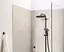 Душова система Grohe Vitalio Start System 250 Cube + термостат для ванни Precision Start UA303904TR, Чорний матовий - мініатюра 7