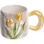 Чашка порцелянова Yiwu Тюльпан 400 мл жовтий Yiwu FM-40B - мініатюра 1