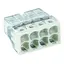 Клемма Brille Wago Compact для распределительных коробок 8X2.5 прозрачная/серая без пасты 2273-208 - миниатюра 1