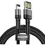 Кабель Baseus Cafule Cable special edition USB Lightning 1.5A 2 м Grey+Чорний - мініатюра 1