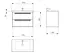 Тумба підвісна Sanwerk Грета Air 80 Білий з умивальником New Line (MV0000887) Білий - мініатюра 5