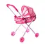 Коляска M 0355 U/R для куклы, классика, 54-48-27см, колеса (свет), металл, в пакете (6903118243014) - миниатюра 1
