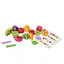 Детская игрушка "Шнуровка: Фрукты" Bambi M10C 12 продуктов, 2 веревки, 6 карт - миниатюра 2