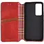 Кожаный чехол-книга GETMAN Cubic (PU) для Samsung Galaxy M35 5G Красный - миниатюра 3