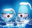 Електрочайник Silicon Kettle силіконовий складний електрочайник маленький електрочайник портативний чайник - мініатюра 5